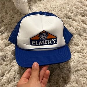 COPY - Elmer's Blue and White Trucker Hat